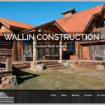 Wallin Construction - Gunnison Website Design