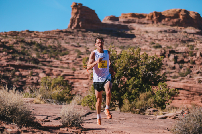 Josh Eberly at Moab Marathon 2023